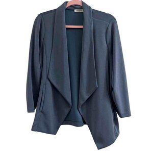 Knit Rouged Sleeve Blazer, NWOT, Sz Large Petite